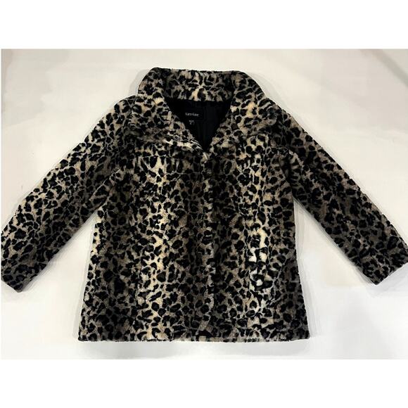 Karen Kane NEW Faux Leopard Fur Coat - Picture 1 of 12